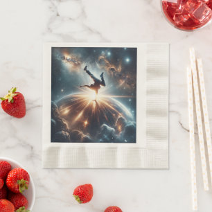Serviette En Papier Explosion de rupture galactique dans l'espace prof