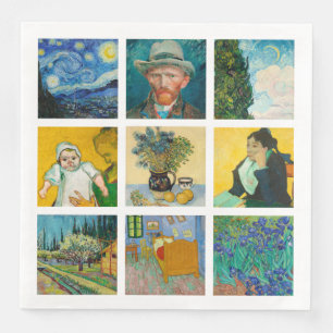 Serviette En Papier Exposition de Van Gogh