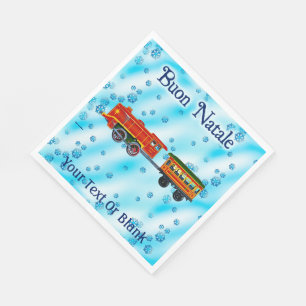 Serviette En Papier Express de Noël - Buon Natale