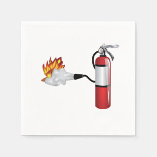 Serviette En Papier Extincteur éteignant les serviettes de papier du