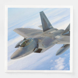 Serviette En Papier F-22 Raptor Military Jet
