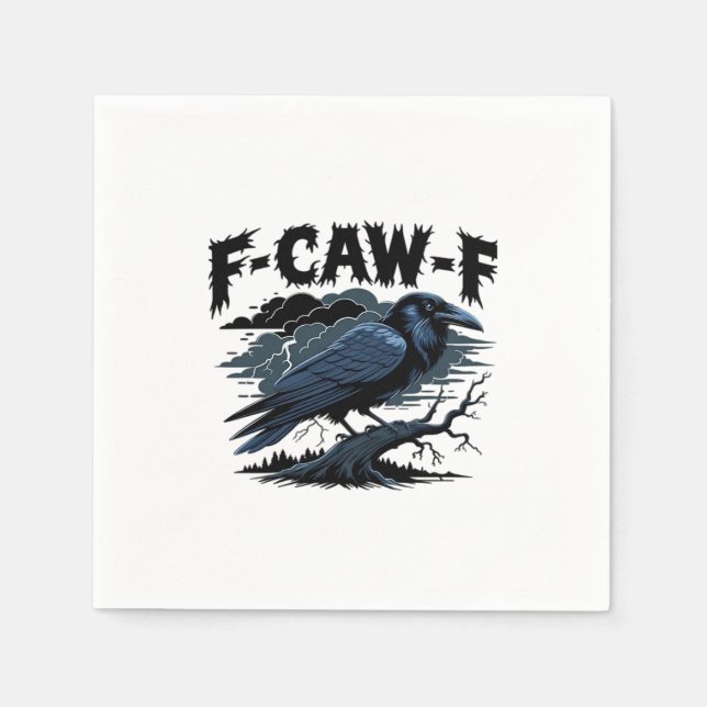 Serviette En Papier F-Caw-F Classique Créatif Décontracté (Devant)