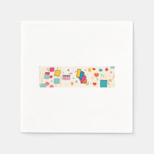 Serviette En Papier F-Caw-F Classique Minimaliste Propre