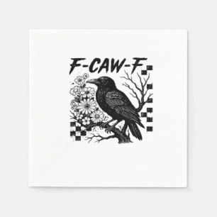 Serviette En Papier F Caw F Style essentiel drôle et tendance