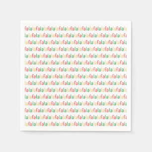 Serviette En Papier Fa La La Christmas Napkins