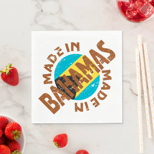Serviette En Papier Fabriqué aux Bahamas