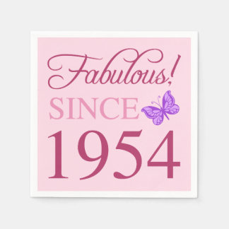 Serviette En Papier Fabuleux depuis 1954 70e anniversaire