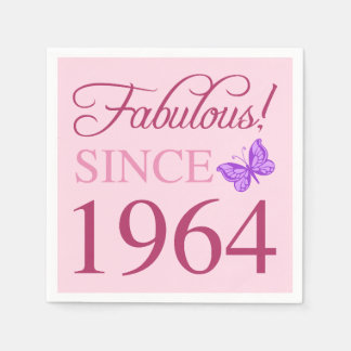 Serviette En Papier Fabuleux depuis 1964 60e anniversaire