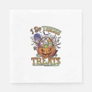 Serviette En Papier Faire des tours friandises Halloween Citrouille Pa