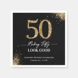 Serviette En Papier Faire paraître 50 ans à son avantage Anniversaire