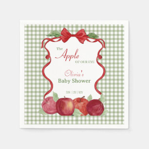 Serviette En Papier Faire Pomme De Nos Yeux Invitation Pour Baby Showe