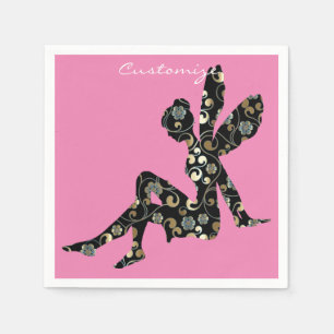 Serviette En Papier Fairy Silhouette Thunder_Cove