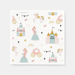 Serviette En Papier Fairytale Princess