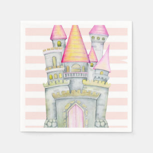Serviette En Papier Fairytale Princess Castle