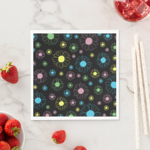 Serviette En Papier Faisceaux colorés