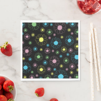 Serviette En Papier Faisceaux colorés