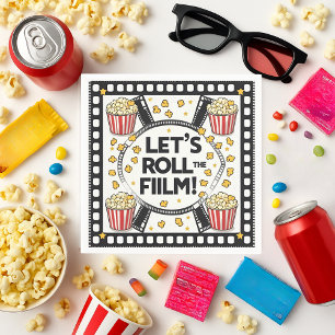 Serviette En Papier Faisons Défiler les Serviettes de Film   Soirée Ci