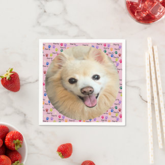 Serviette En Papier Faisons la Paw-tie ! Chien personnalisé