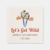 Faisons sauter l'aquarelle de la jungle de Macaw