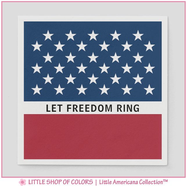 Serviette En Papier Faisons sonner la liberté Patriotique (Créateur téléchargé)
