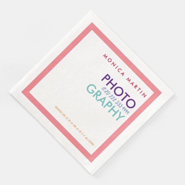 Serviette En Papier Faites connaître votre marque ! Serviettes (Coin)