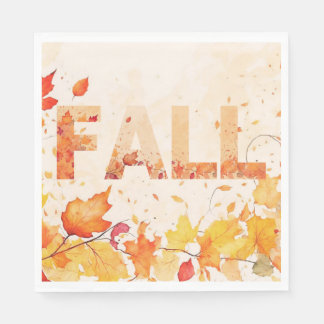 Serviette En Papier Fall Lovers Autumn Forest Leaves Branches