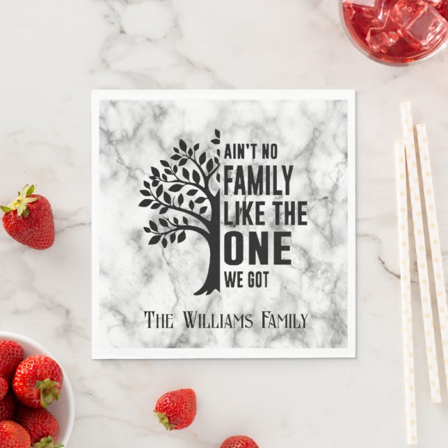 Serviette En Papier Famille (En situation)