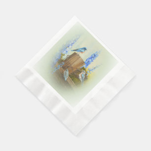 Serviette En Papier Famille Bluebird