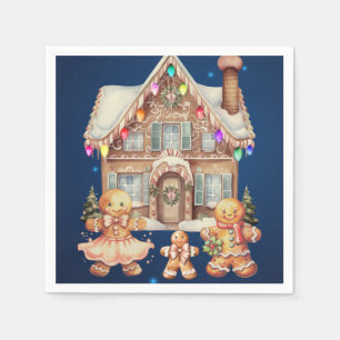 Serviette En Papier Famille en pain d'épices