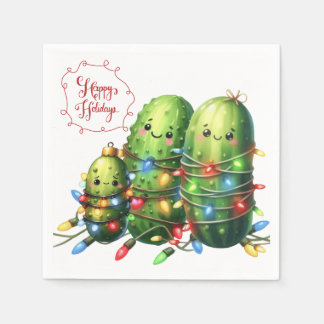 Serviette En Papier Famille Pickle