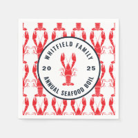 Family Seafood Boil Homard papier personnalisé