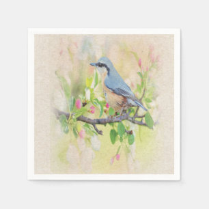 Serviette En Papier Fanatique d'oiseaux