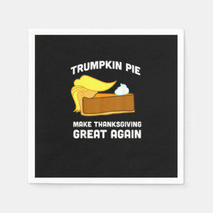 Serviette En Papier Fantaisie Chemise Trumpkin Pie Faire Thanksgiving