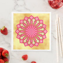 Fantaisie Mandala en Or Rose