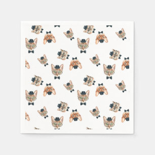 Serviette En Papier Fantastique Chats I