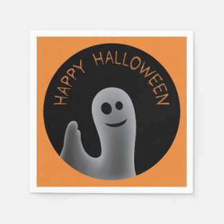 Serviette En Papier Fantôme convivial (Happy Halloween)