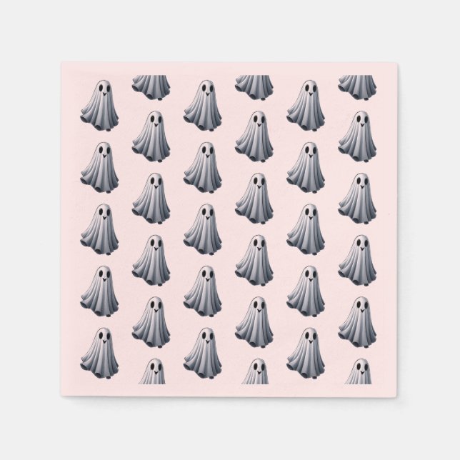 Serviette En Papier fantôme de feuille de lit (Devant)