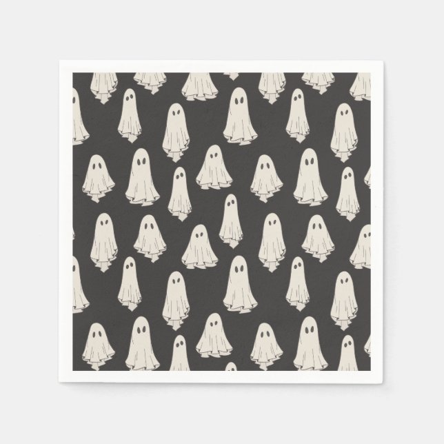 Serviette En Papier Fantômes (Devant)