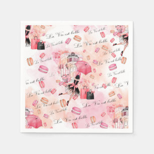 Serviette En Papier Fashion girly