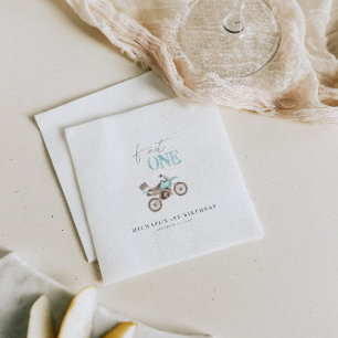 Serviette En Papier Fast ONE Cute Dirt Vélo Anniversaire Papier Napkin