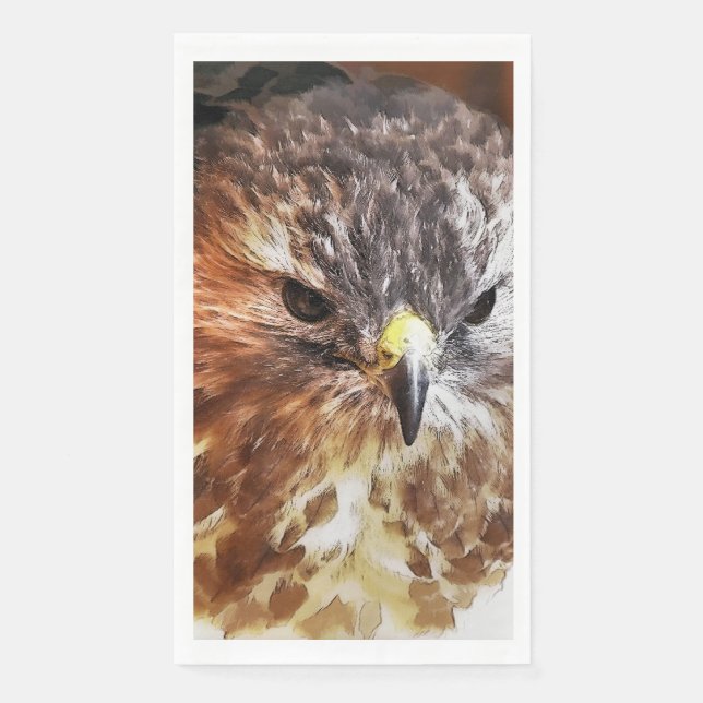 SERVIETTE EN PAPIER FAUCON (Devant)