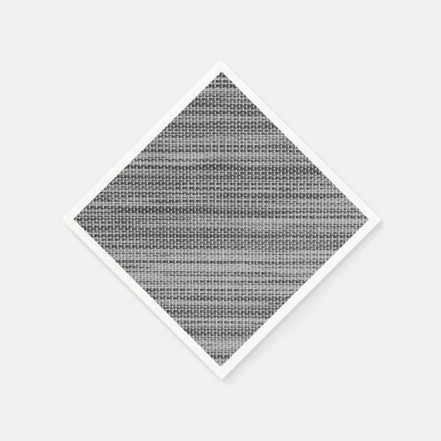 Serviette En Papier Faux Gray Fabric (Coin)