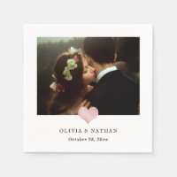 Faux Rose Gold Heart | Mariage photo chic