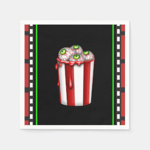 Serviette En Papier Faveur de fête de nuit d'horreur d'Halloween à bou