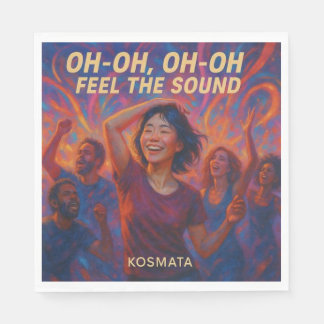 Serviette En Papier Feel the Sound - Serviette
