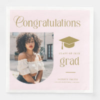 Félicitations Arche de photos des diplômés Pink Go