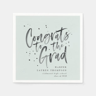 Serviette En Papier félicitations aux serviettes du parti des diplômés