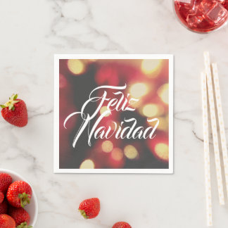 Serviette En Papier Feliz Navidad