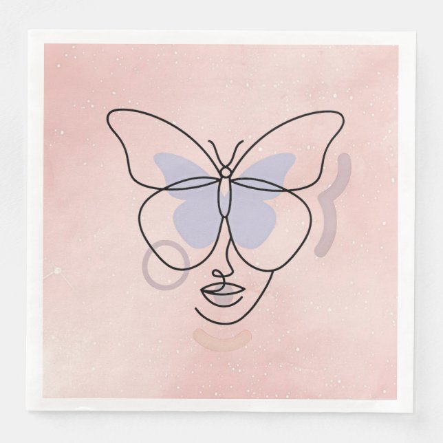 Serviette En Papier Femme (Devant)