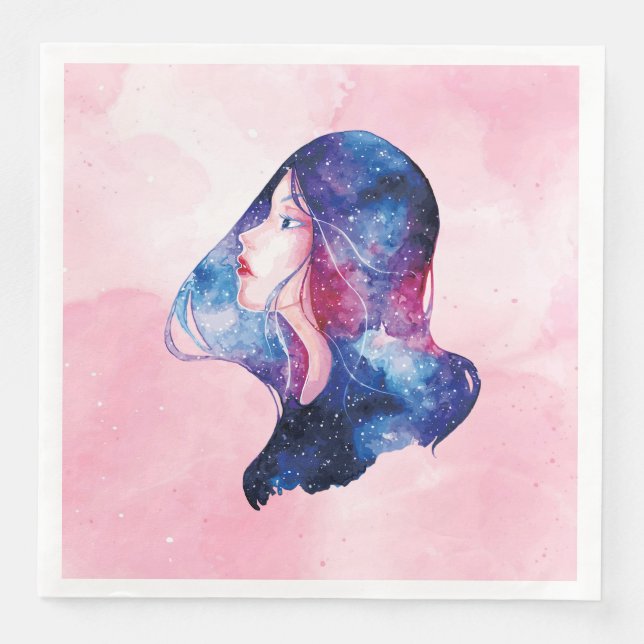 Serviette En Papier Femme (Devant)